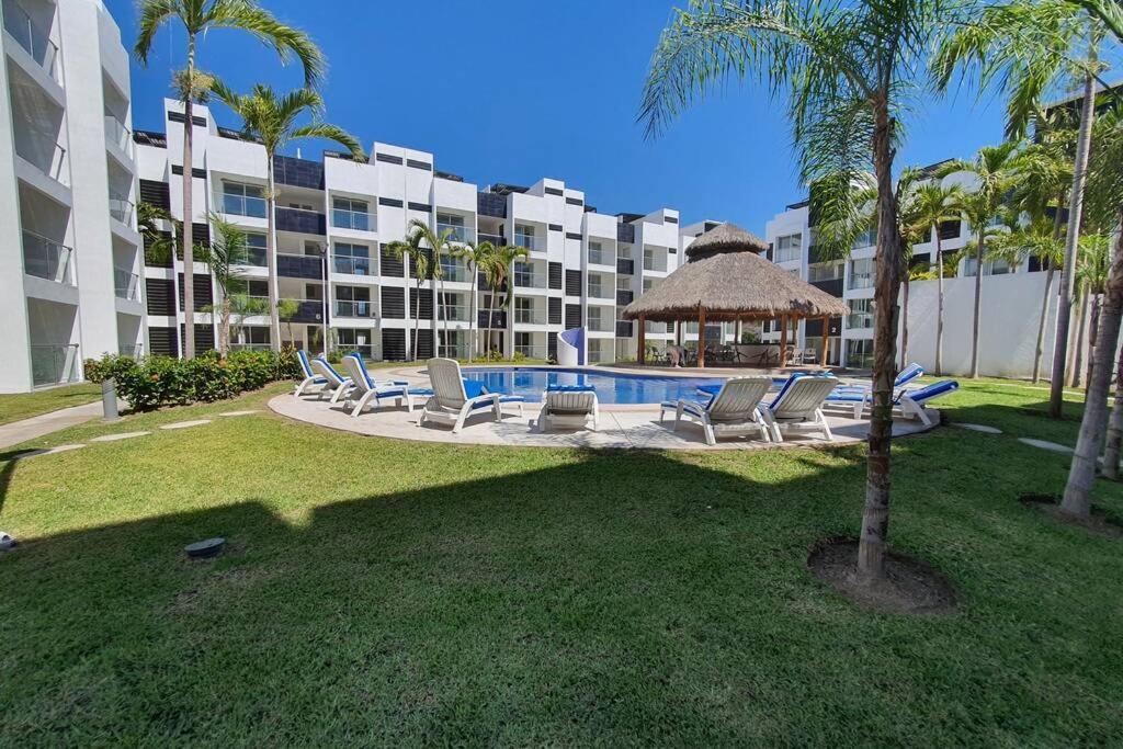 Departamento De Lujo En Manzanillo, Planta Baja Frente A La Alberca公寓 外观 照片