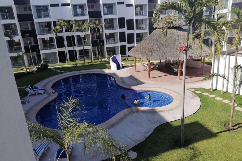 Departamento De Lujo En Manzanillo, Planta Baja Frente A La Alberca公寓 外观 照片