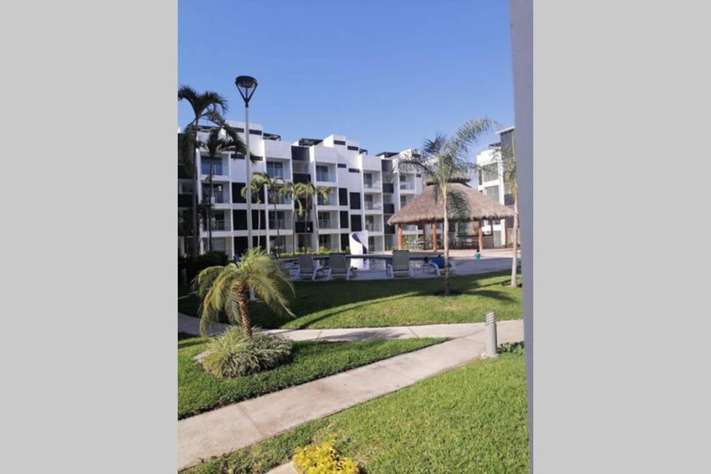 Departamento De Lujo En Manzanillo, Planta Baja Frente A La Alberca公寓 外观 照片