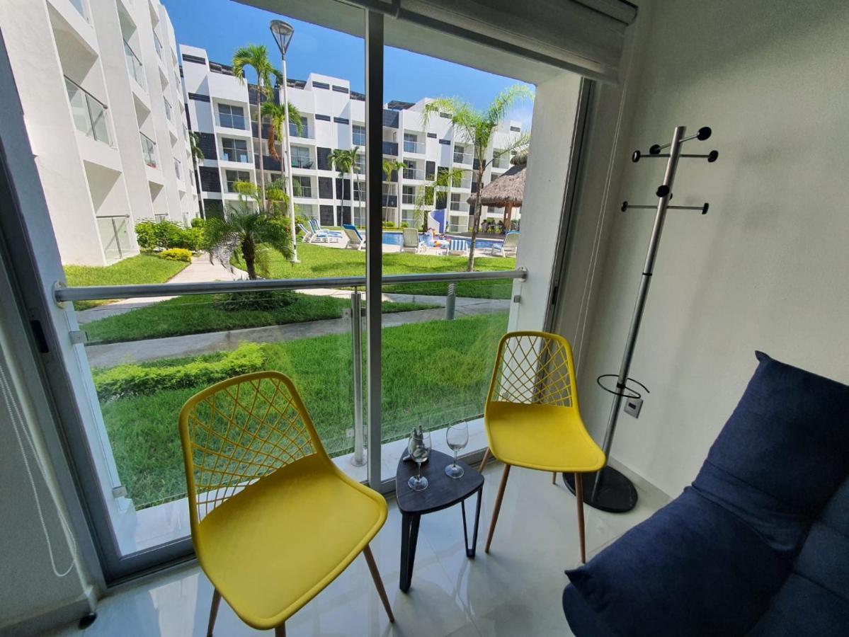 Departamento De Lujo En Manzanillo, Planta Baja Frente A La Alberca公寓 外观 照片
