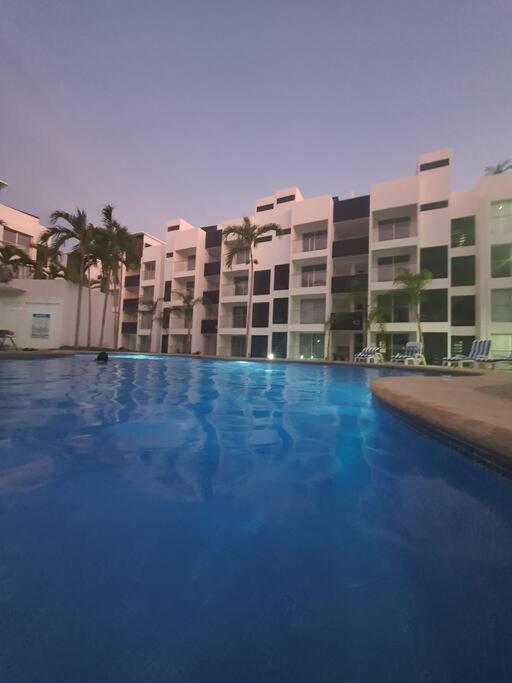 Departamento De Lujo En Manzanillo, Planta Baja Frente A La Alberca公寓 外观 照片