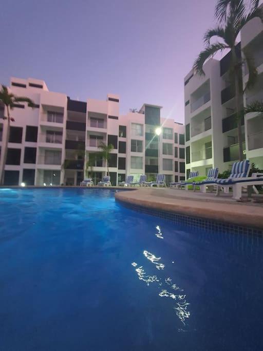 Departamento De Lujo En Manzanillo, Planta Baja Frente A La Alberca公寓 外观 照片